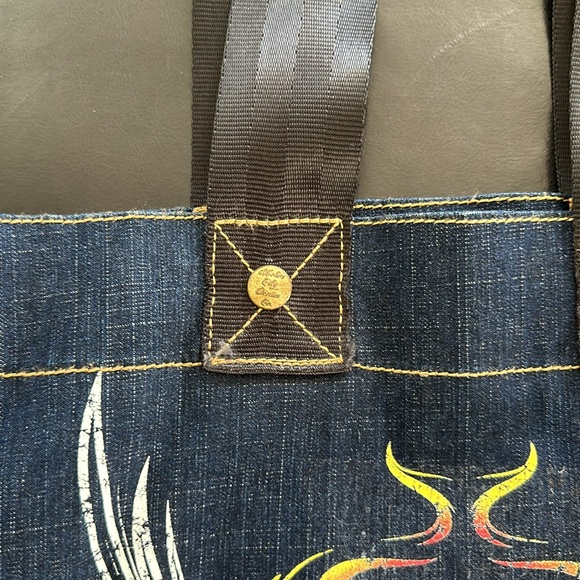 Motor City Denim Company denim tote shoulder bag - Picture 11 of 11